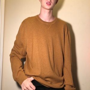Yellow/Brown oversized sweater/shirt
